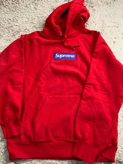 Supreme Box Logo Hooded Sweatshirt "Red" (17FW)