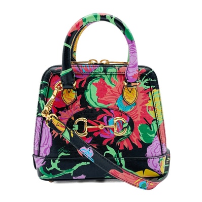 GUCCI グッチ ホースビット 1955 KEN SCOTT コラボ ショルダーバッグ
花柄 MANTERO 640716 レザー マルチカラー レディース
【中古】
