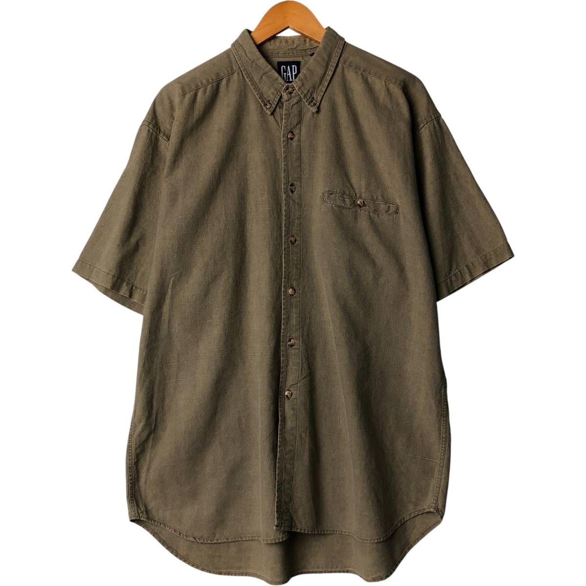 古着 90年代 ギャップ GAP オールドギャップ 半袖 ボタンダウンシャツ メンズXL相当 ヴィンテージ/eaa577309