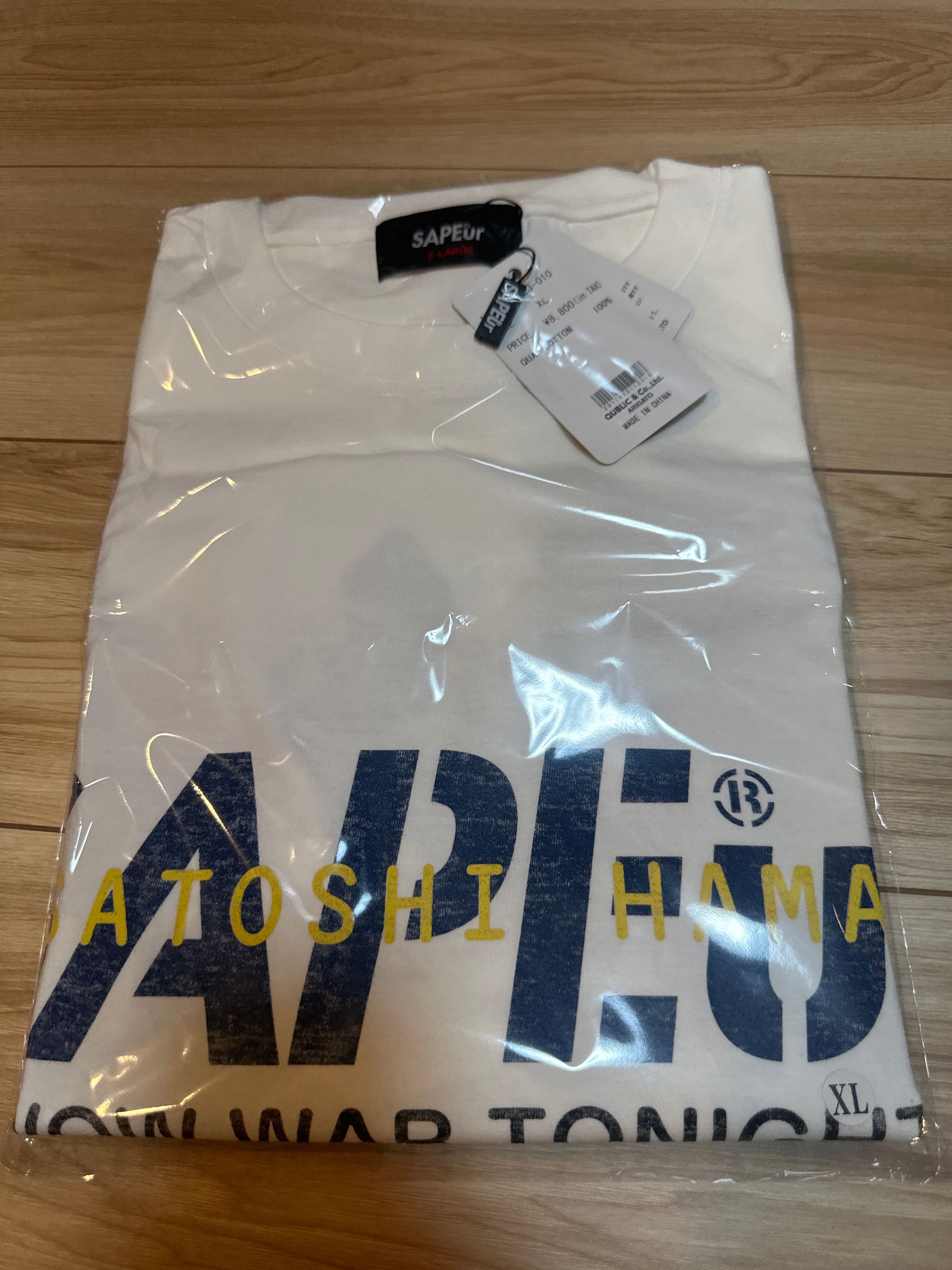 SAPEur x MASATOSHI HAMADA W.W.T S/S Tee "White"