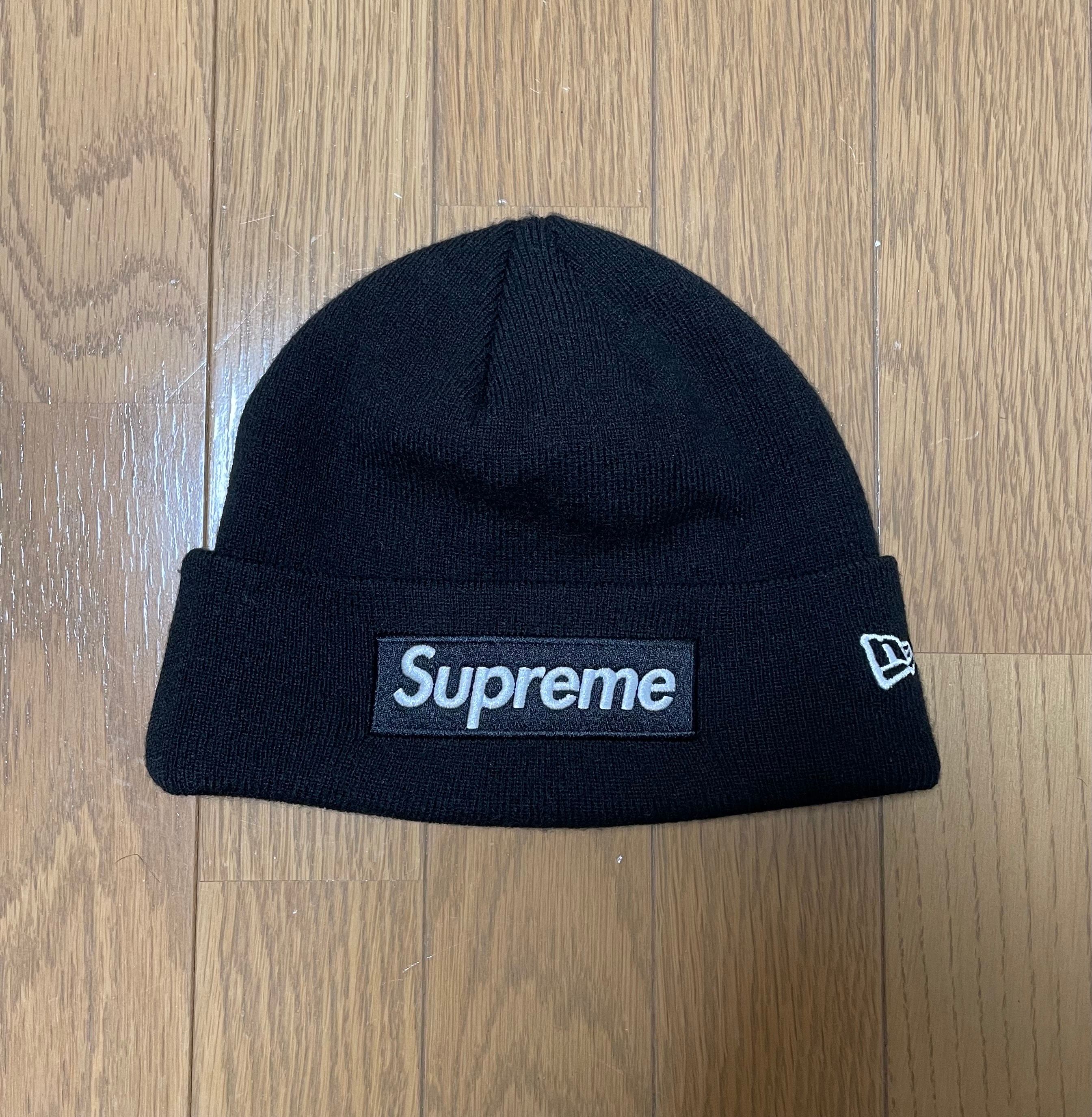 Supreme New Era® Box Logo Beanie "Black" (21FW)