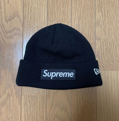 Supreme New Era® Box Logo Beanie "Black" (21FW)