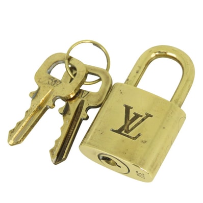 【中古】 ルイ・ヴィトン カデナ キーセット No.317 メタル ゴールド 南京錠 パトロック レディース 女性 LOUIS VUITTON
