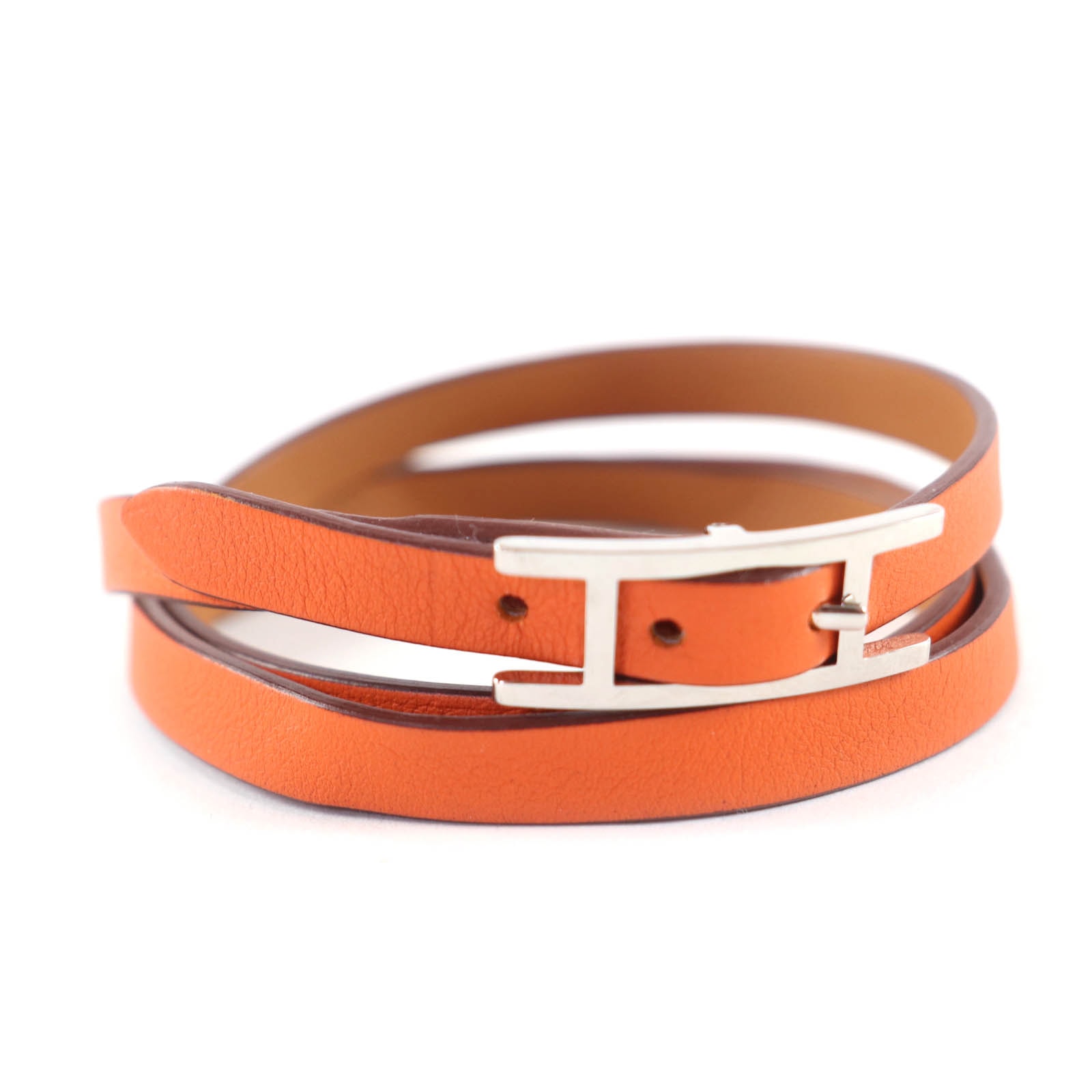 極美品 エルメス ブレスレット ビーアピ ドゥブルトゥール レディース