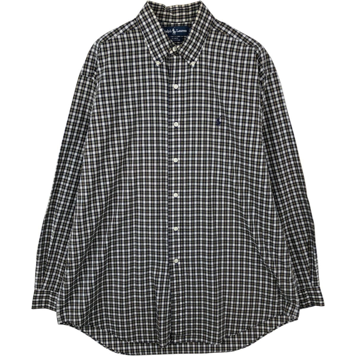 古着 ラルフローレン Ralph Lauren BLAKE 長袖 ボタンダウンチェックシャツ メンズL相当/eaa649951