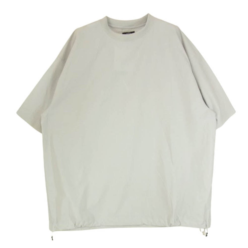BEAMS ビームス Tシャツ 23SS 11-04-0207-458 テック ルーズ ドローストリング 半袖 Tシャツ グレー系 L【中古】