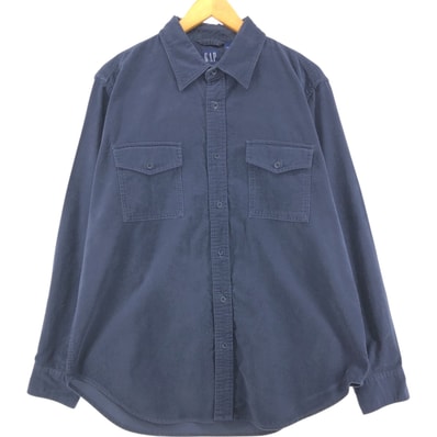 古着 90年代 ギャップ GAP オールドギャップ 長袖 シャモアクロスシャツ メンズL相当 ヴィンテージ/eaa549738
