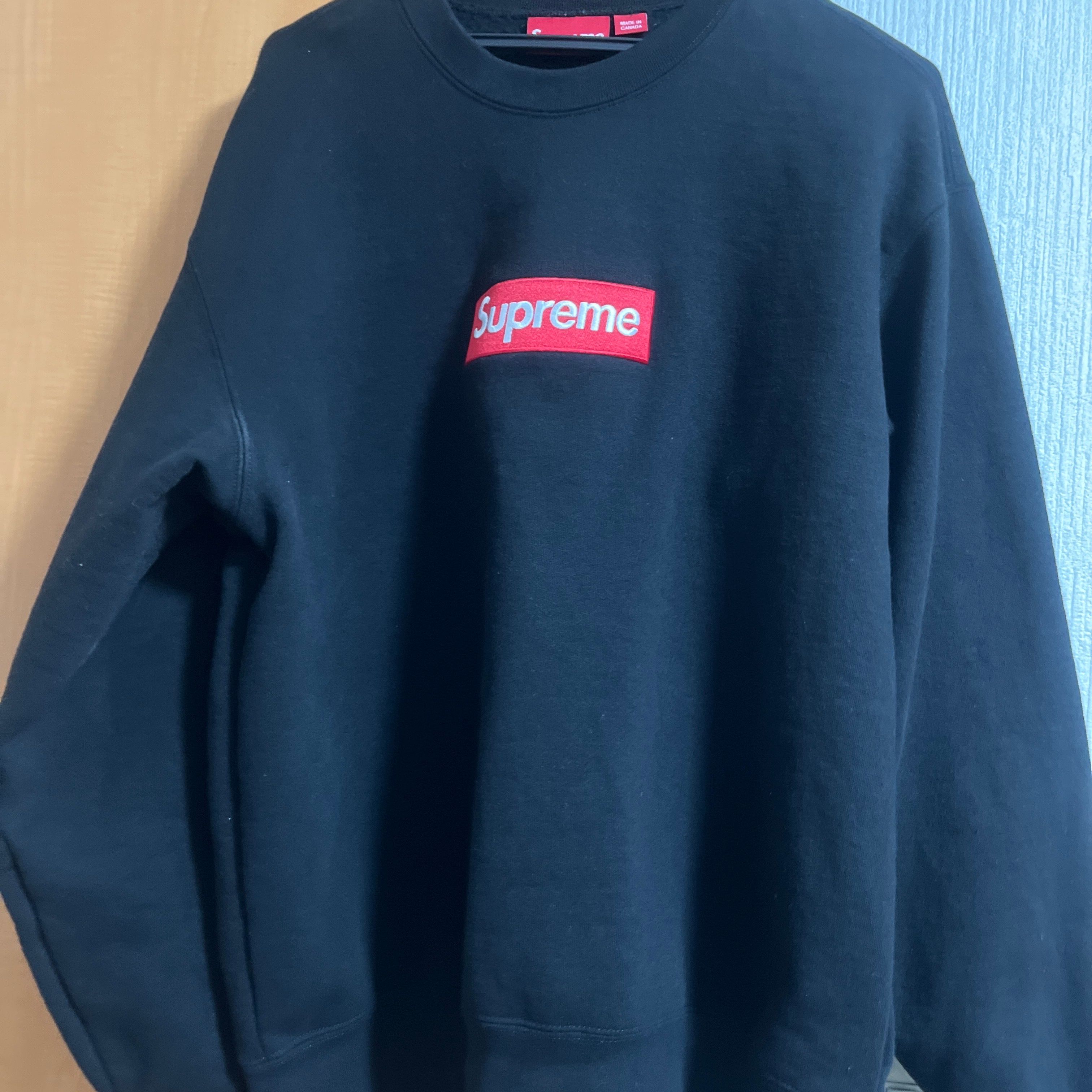 Supreme Box Logo Crewneck "Black" (22FW)