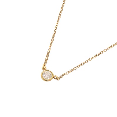 ティファニー バイザヤード K18イエローゴールド ダイヤモ