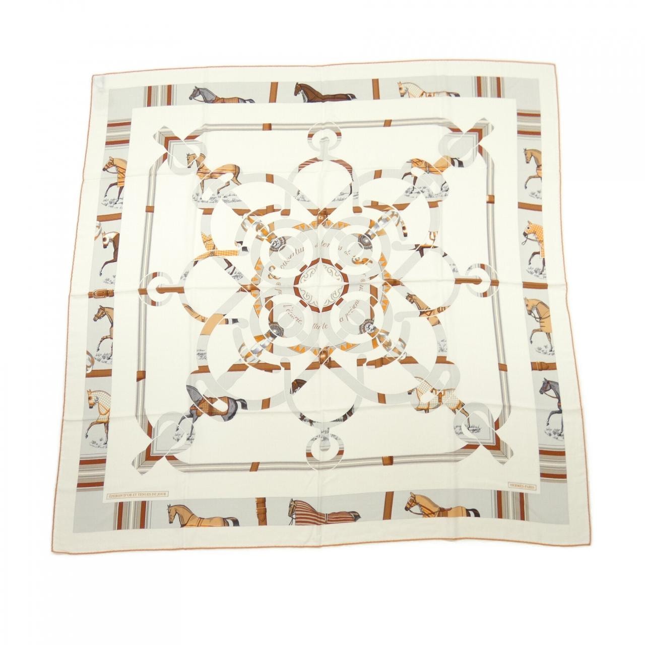 エルメス HERMES EPERON D'OR ET TENUES DE JOUR H244216S カレジェアン140 ショール