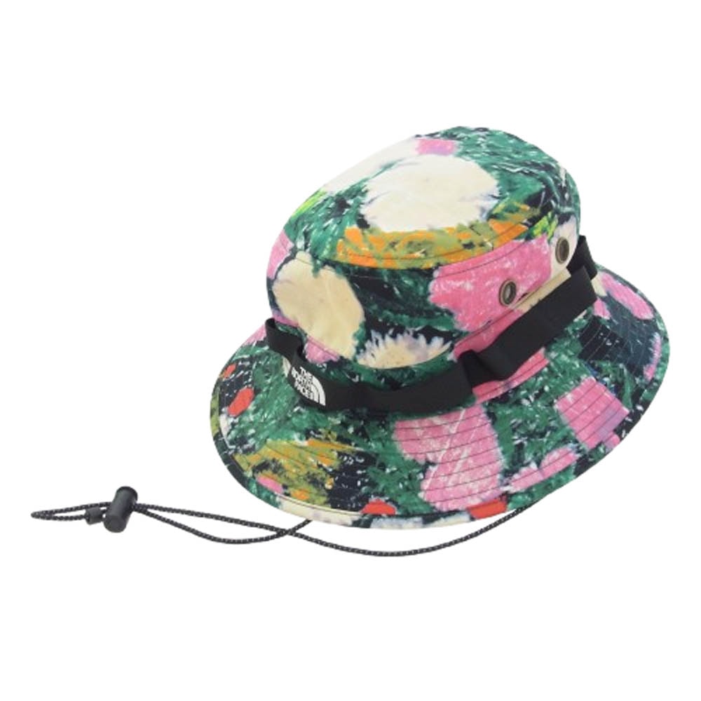Supreme シュプリーム 帽子 22SS × The North Face Trekking Crusher Hat Flowers ノースフェイス トレッキング クラッシャー ハット 帽子 マルチカラー系 M【美品】【中古】