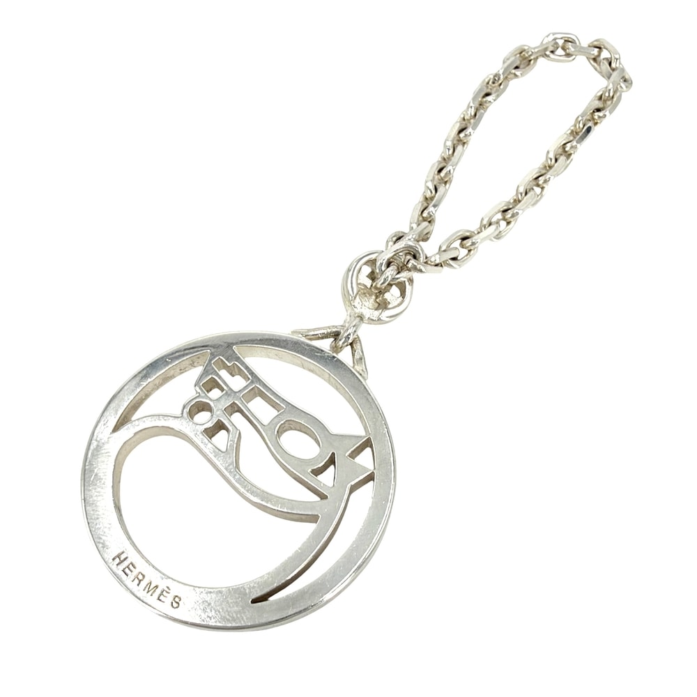 HERMES エルメス キーホルダー シュバル ホース バッグチャーム メンズ レディース シルバー925    ユニセックス 約17.1g【中古品】