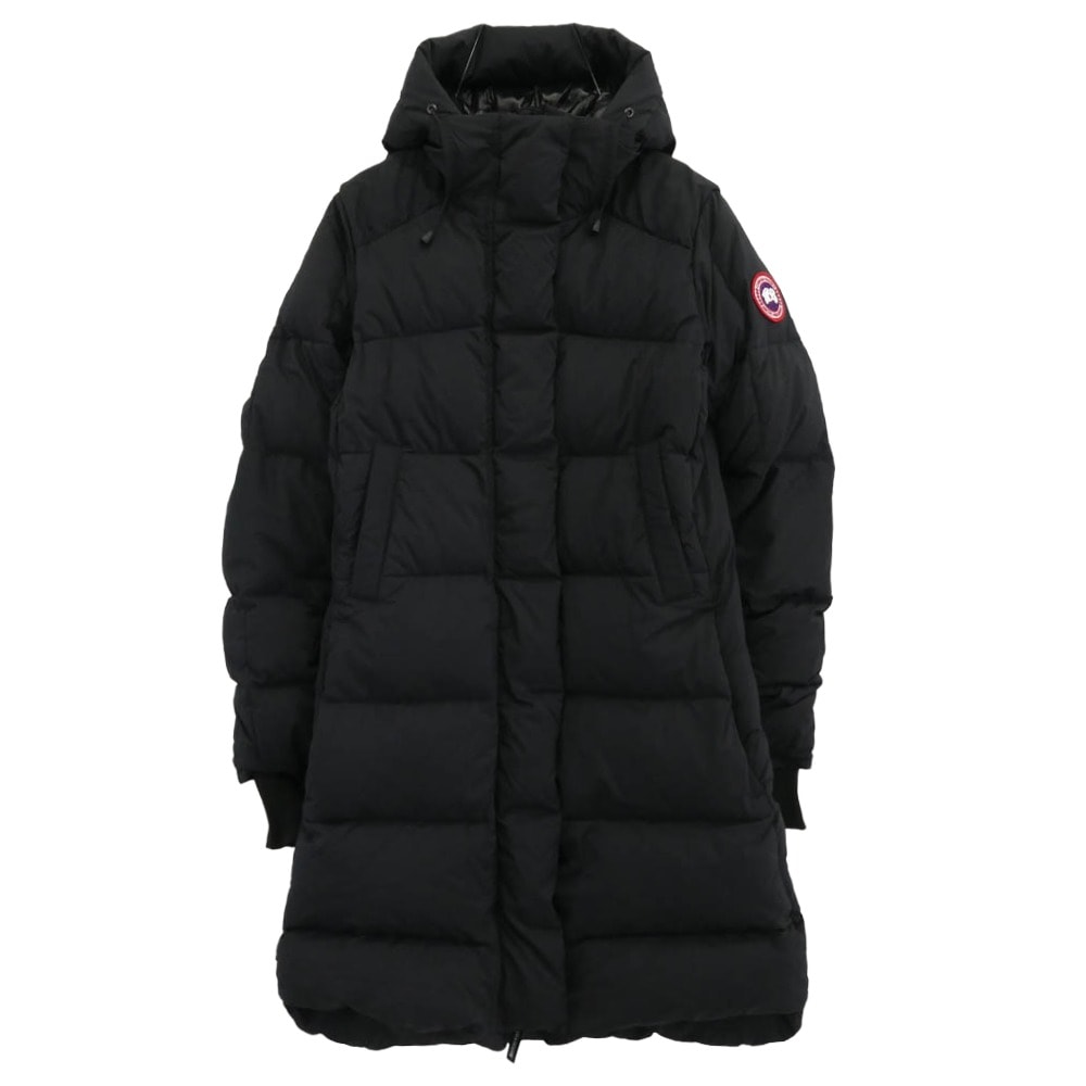 CANADA GOOSE カナダグース ダウンジャケット 5077L サザビーリーグタグ ALLISTON COAT アリストン ダウン コート ジャケット ブラック系 M【中古】