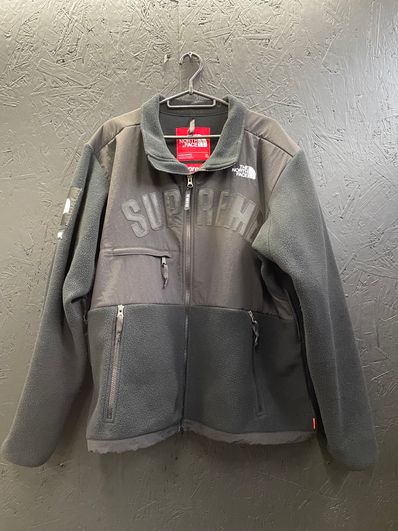 Supreme x The North Face Arc Logo Denali Fleece Jacket "Black"