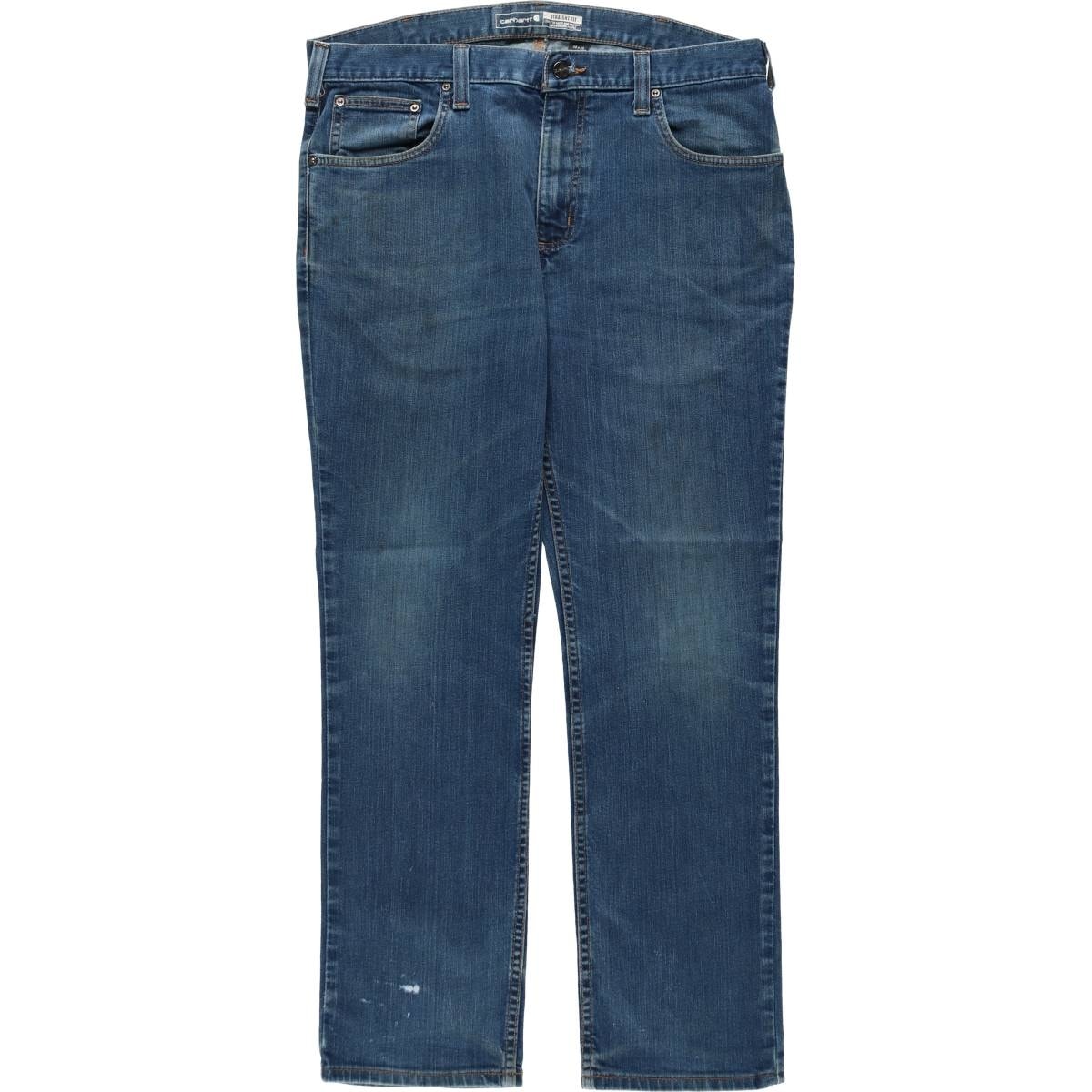 古着 カーハート Carhartt STRAIGHT FIT ストレートデニムパンツ メンズw36相当/eaa631121