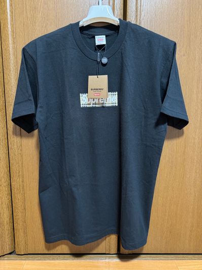 Supreme / Burberry Box Logo Tee "Black"