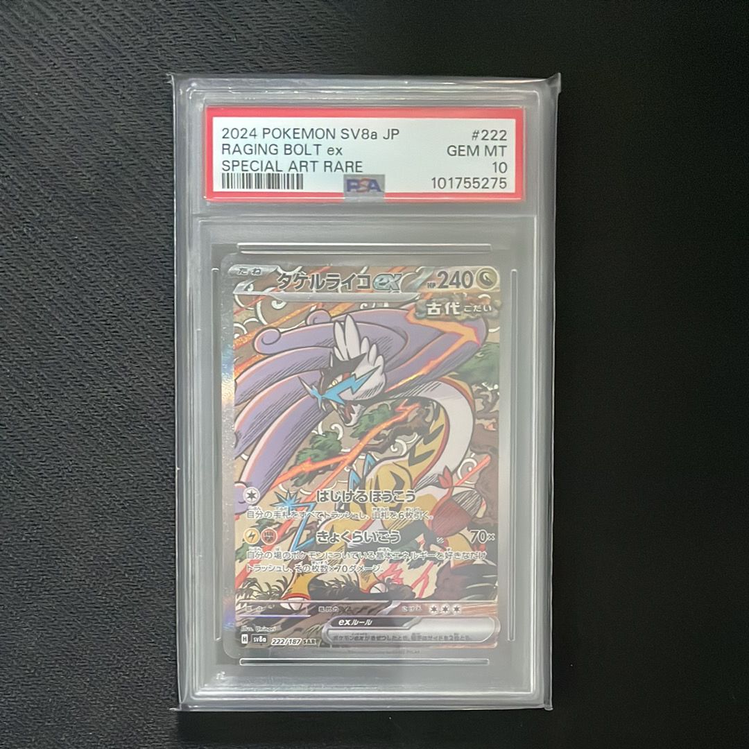 タケルライコex SAR [SV8a 222/187](ハイクラスパック「テラスタルフェスex」)
