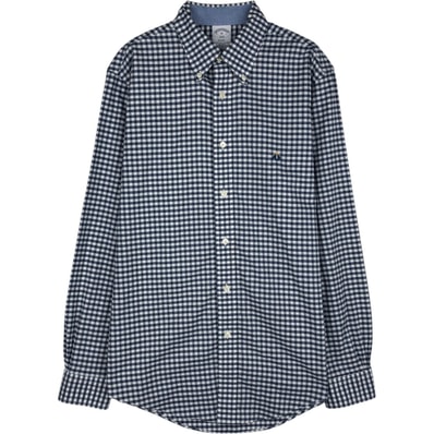 古着 ブルックスブラザーズ Brooks Brothers 1818 REGENT ギンガムチェック 長袖 ボタンダウンチェックシャツ メンズM相当/eaa646562
