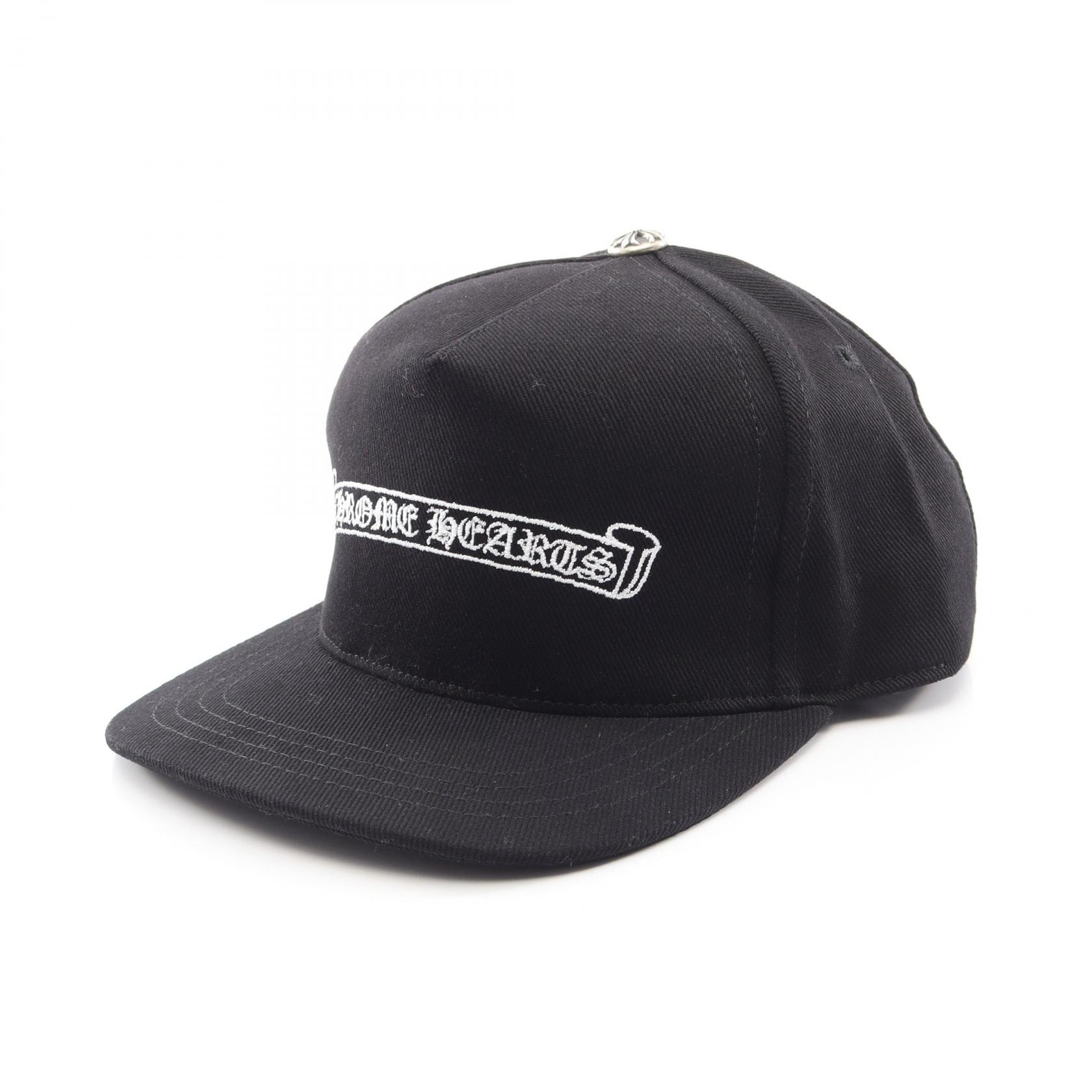 Chrome Hearts Scroll Label Embroidered Cap "Black"