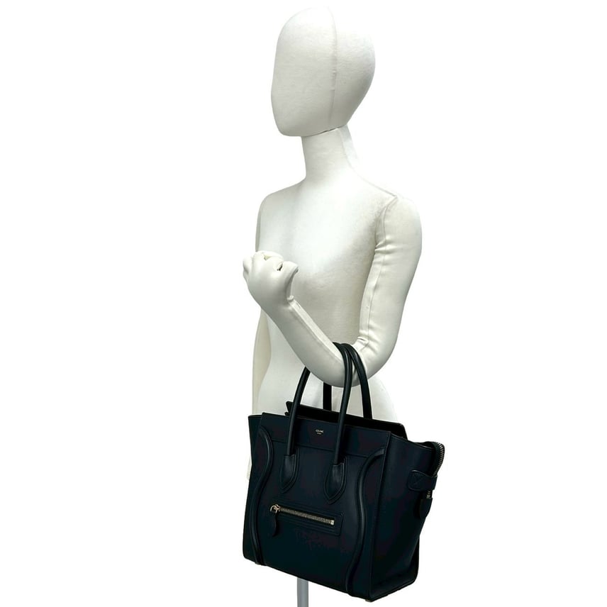 B (目立った傷や汚れなし)】CELINE セリーヌ ラゲージ マイクロ レザー B (目立った傷や汚れなし)】CELINE セリーヌ ラゲージ マイクロ レザー