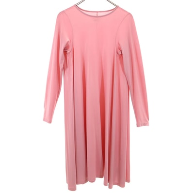 MM6 エムエムシックス イタリア製 長袖 ロングワンピース S ピンク Maison Margiela