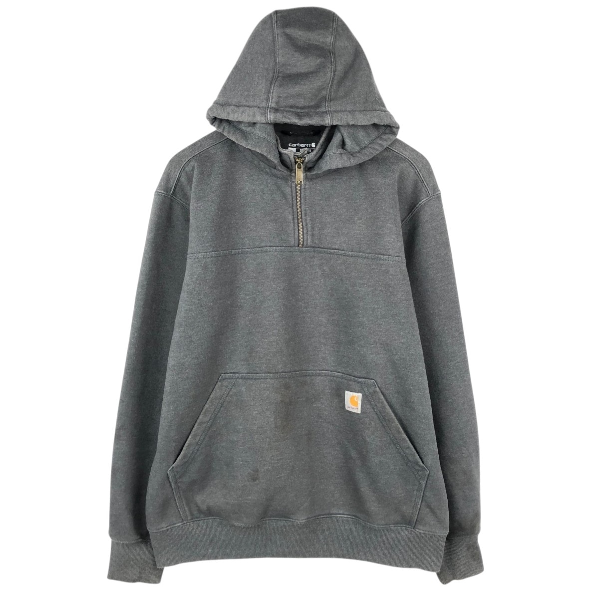 古着 カーハート Carhartt LOOSE FIT RAIN DEFENDER スウェットハーフジップパーカー メンズL相当/eaa671692