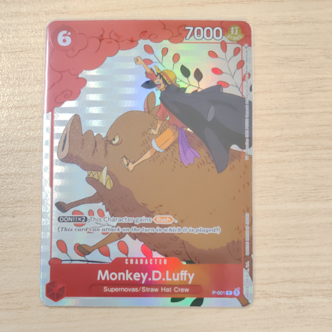 モンキー・D・ルフィ P [P-001]【英語版】(プロモーションカード「ギフトコレクション 2023」)