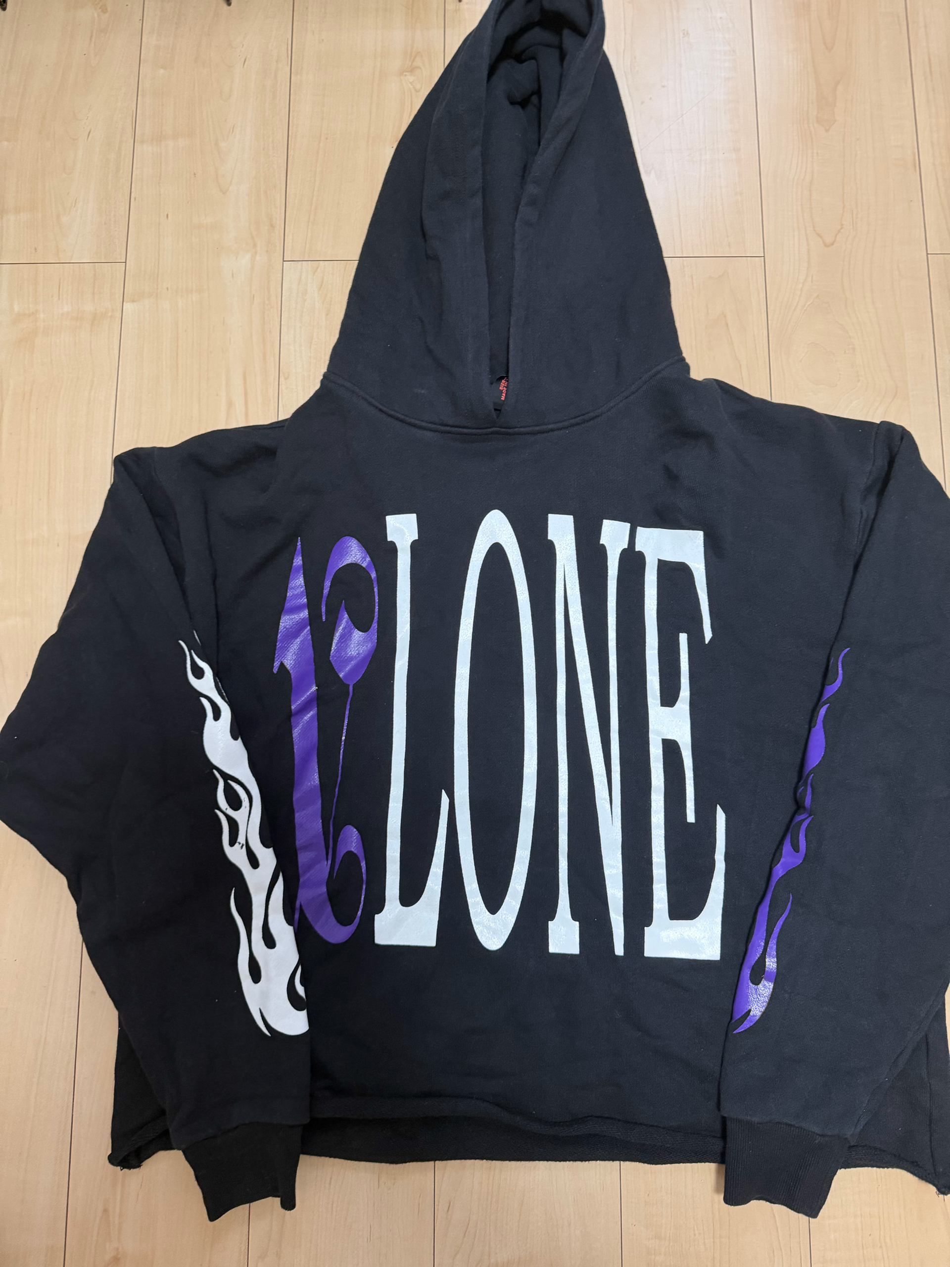 VLONE/Palm Angels フレイムプリント パーカ