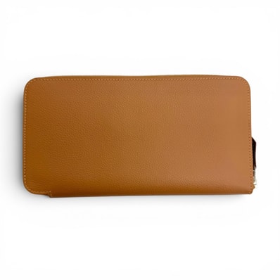 未使用品 エルメス 長財布 アザップ ロング シルクイン ゴールド