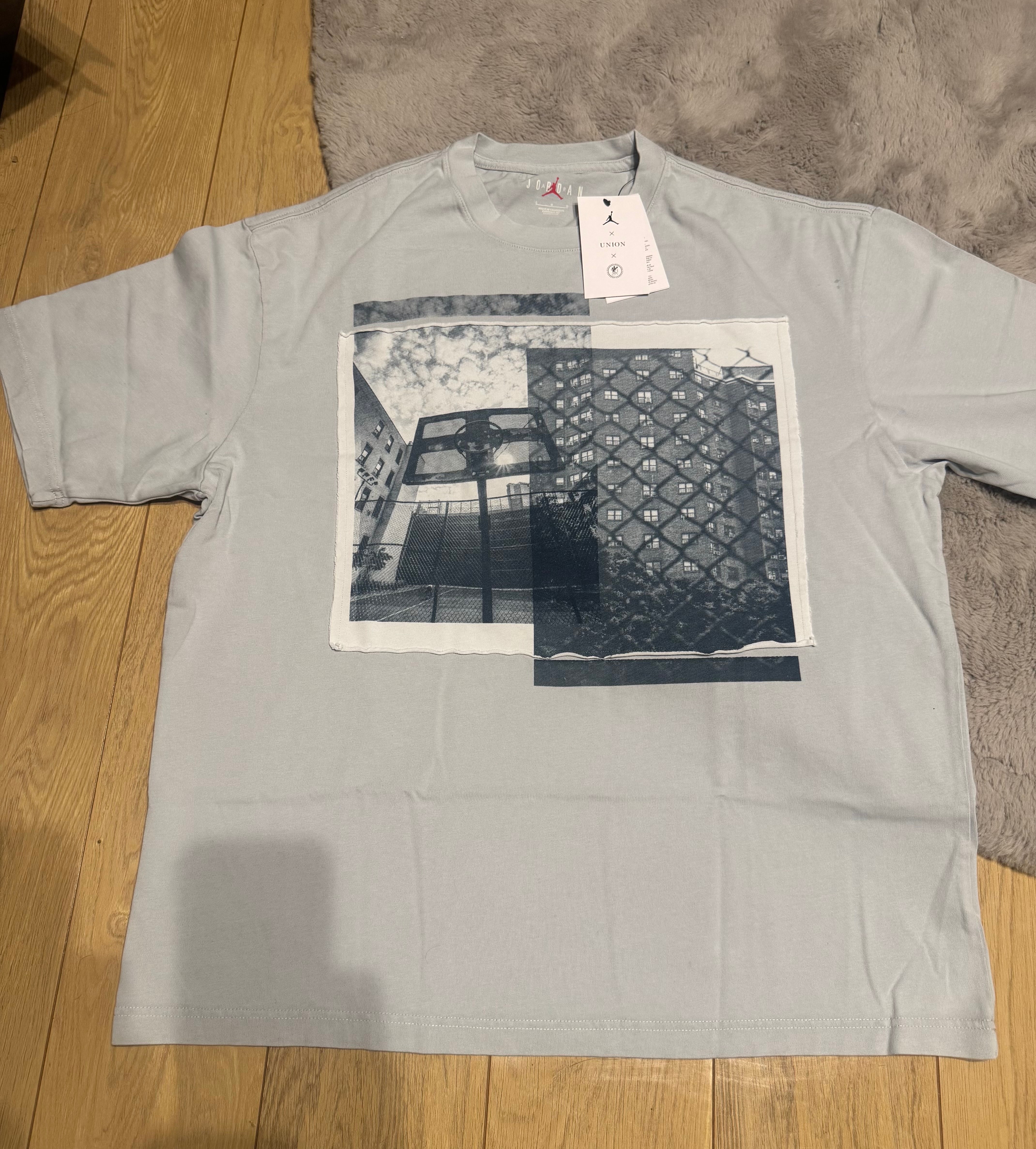 UNION x Jordan x Bephies Beauty Supply Men's T-Shirt "Gray"