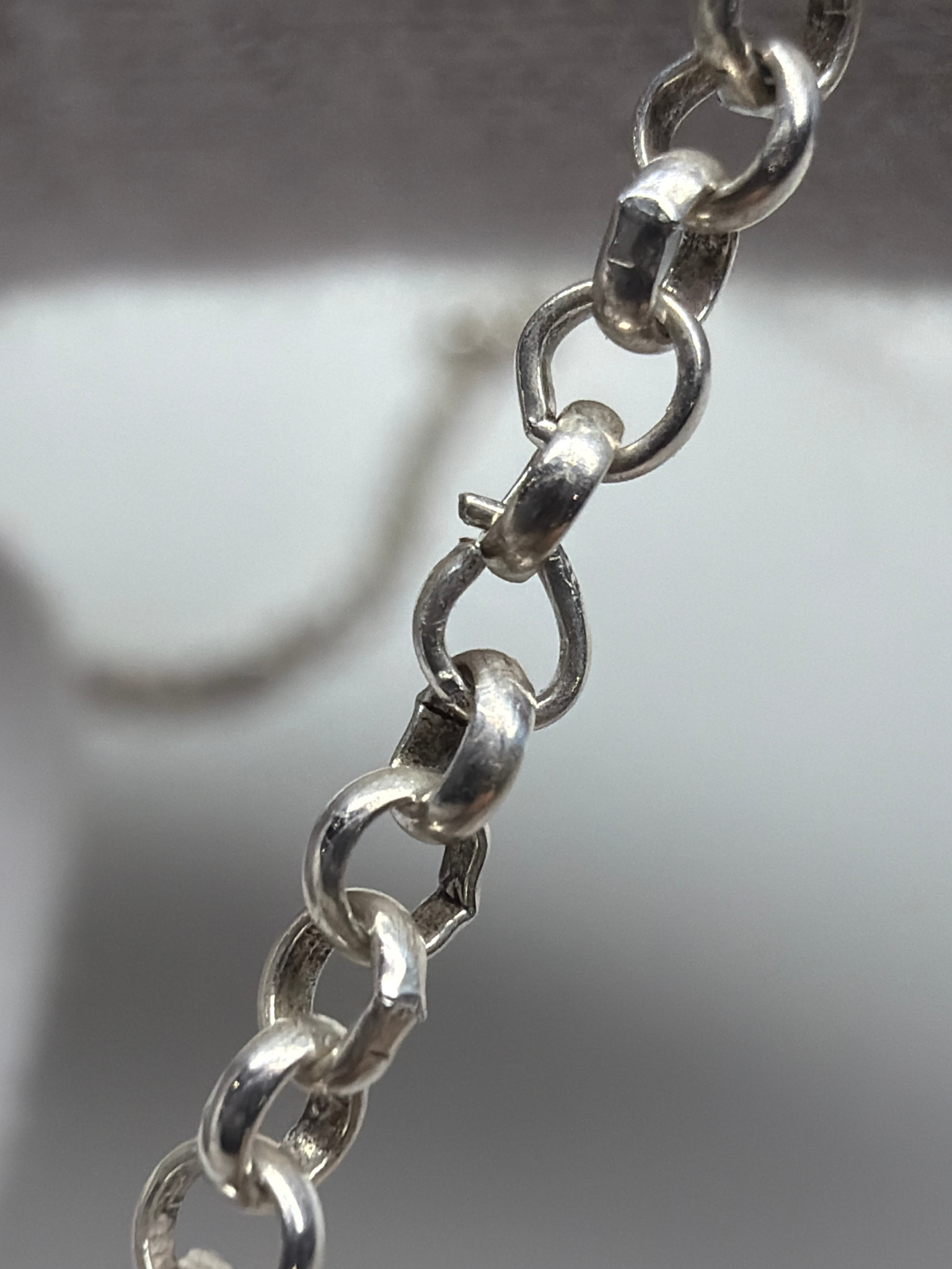 Chrome Hearts Roll Chain Necklace "Silver"