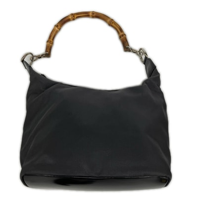 GUCCI グッチ バンブー×ナイロン ワンショルダーバッグ 000・2855・0531・5