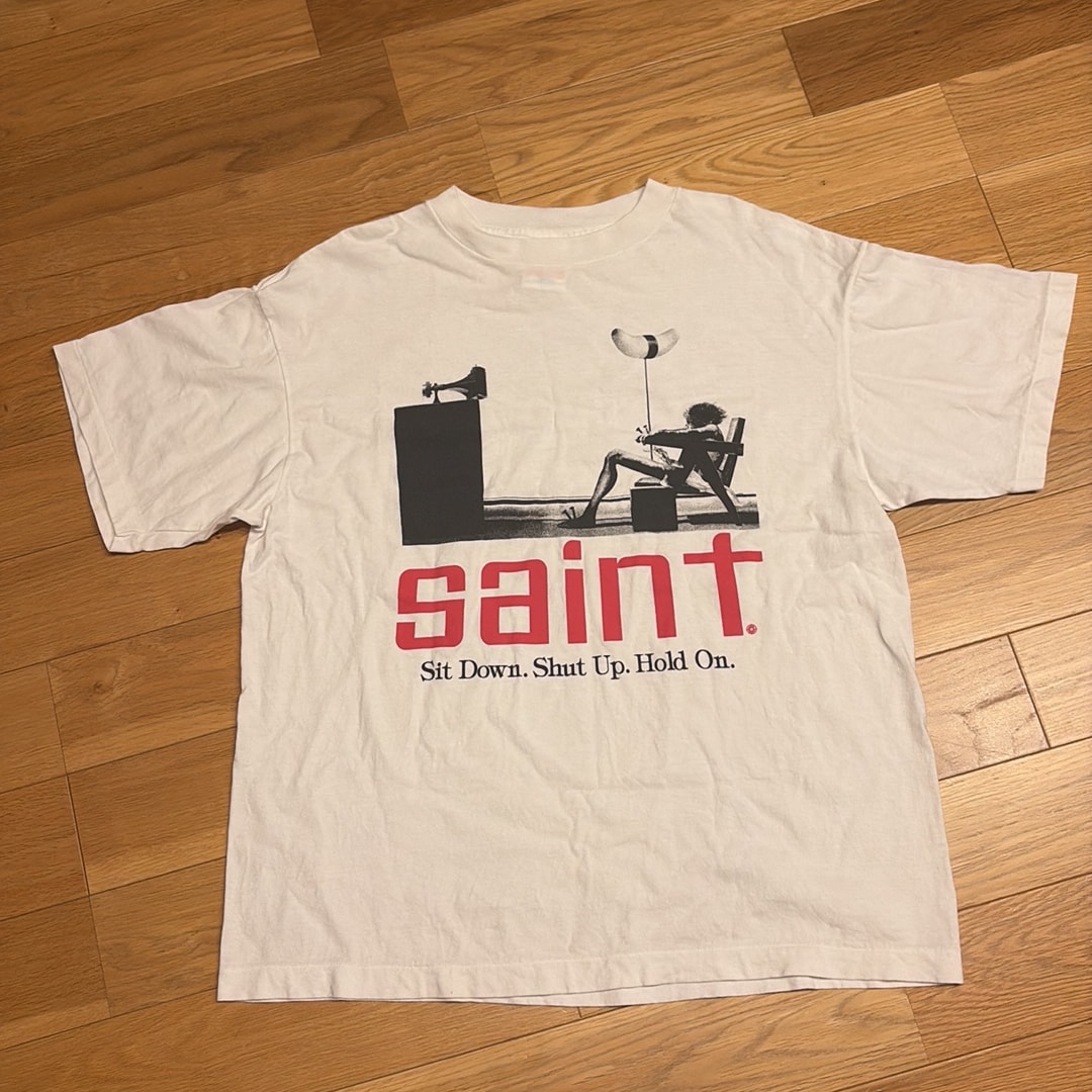 SAINT Mxxxxxx SS Tee/Saint "White"