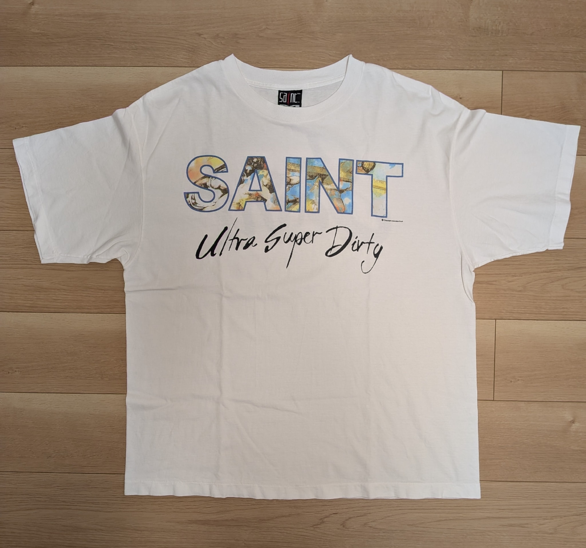 SAINT Mxxxxxx SS Tee_Super Dirty "White"