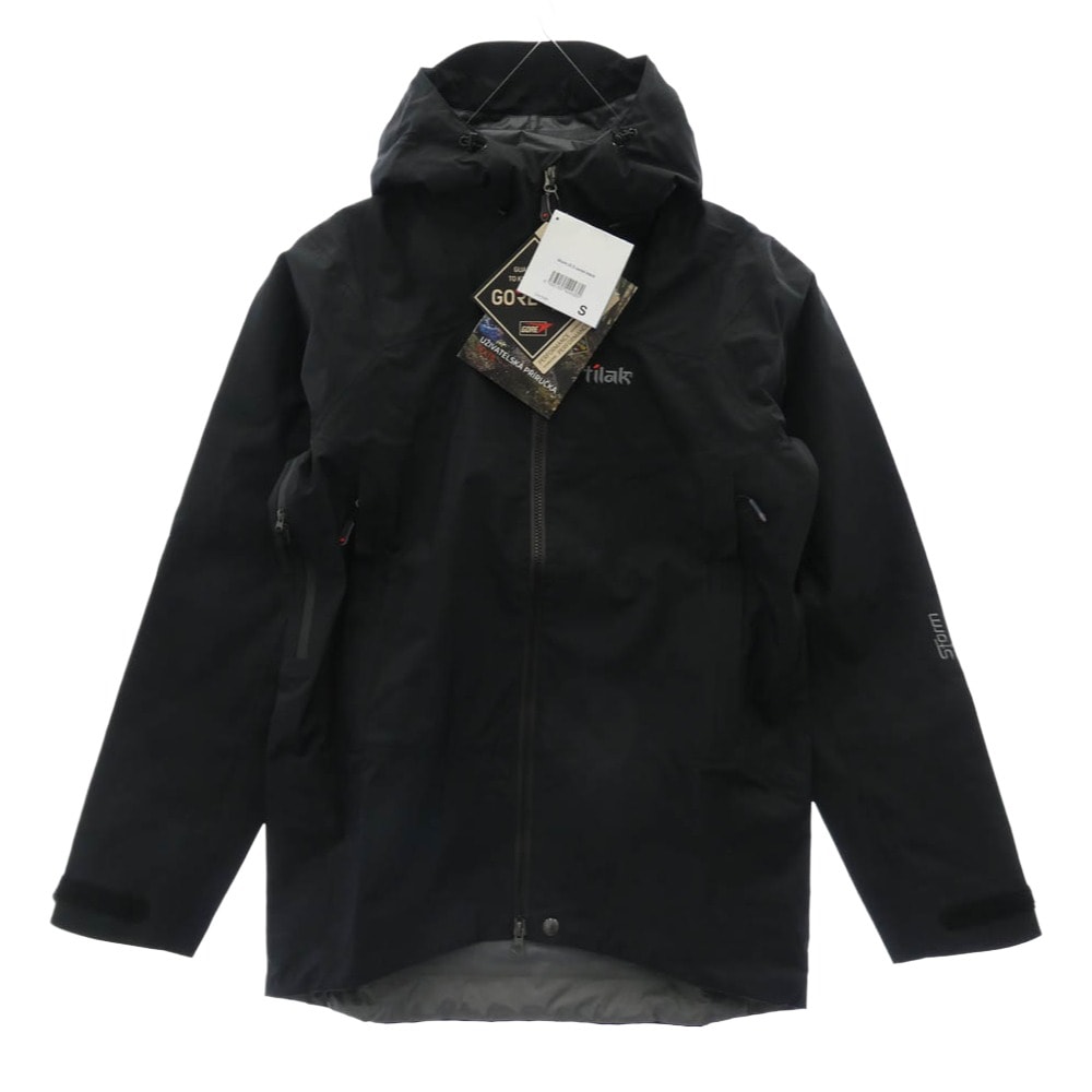 TILAK ティラック ジャケット storm 23 S caviar black ストーム マウンテンパーカー シェル ジャケット ブラック系 S【極上美品】【中古】