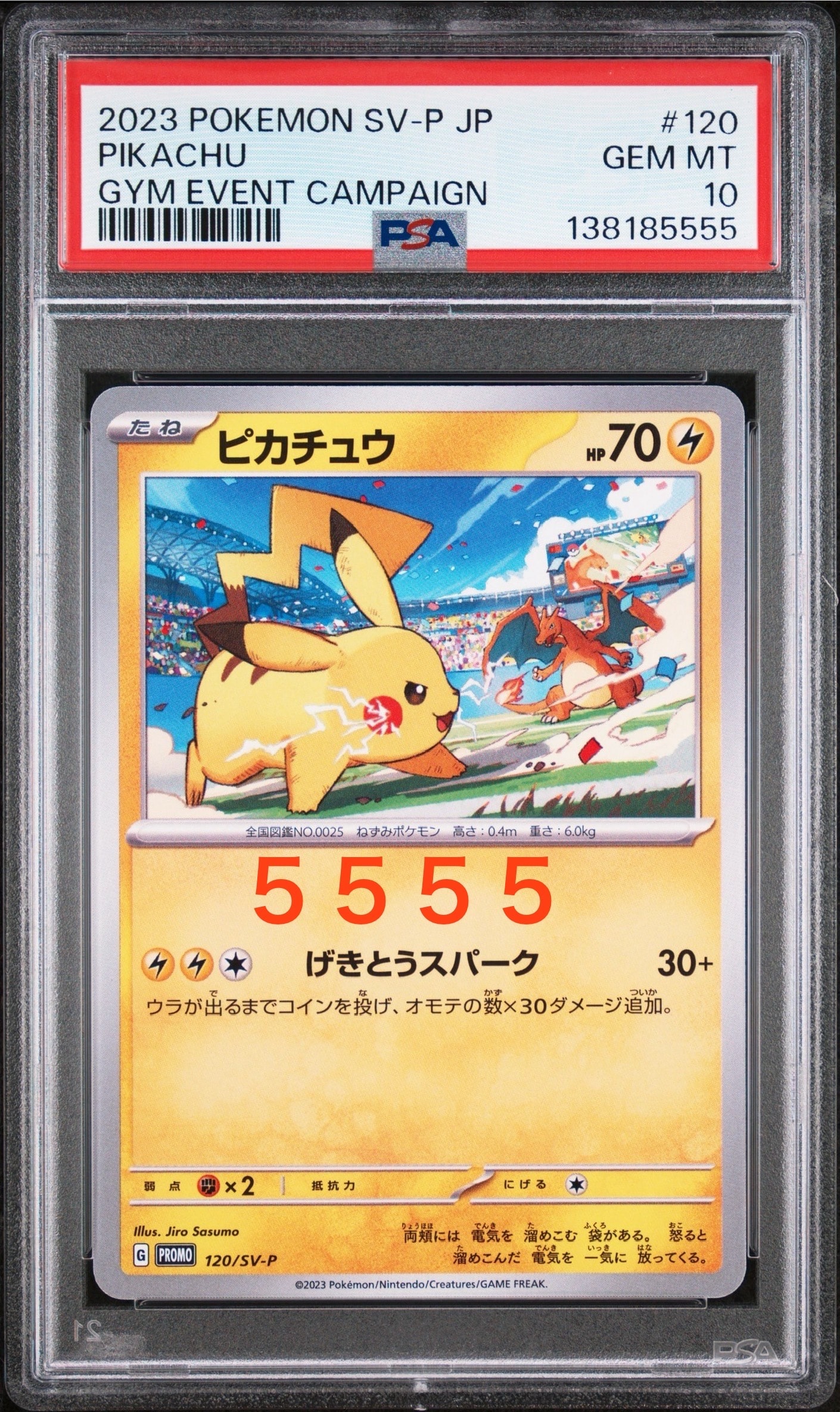 ピカチュウ PROMO SV-Pプロモカード 120/SV-P PSA10 PSA10】ピカチュウ: プロモ [SV-P 120](プロモーションカード「SV-P