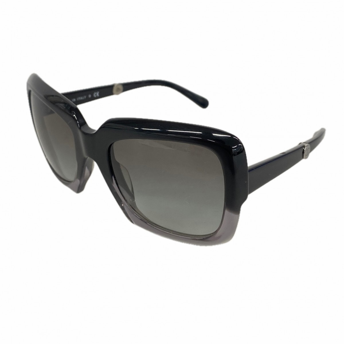 シャネル CC タンク38 Auth. CHANEL CC Logo Quilted Black Leather