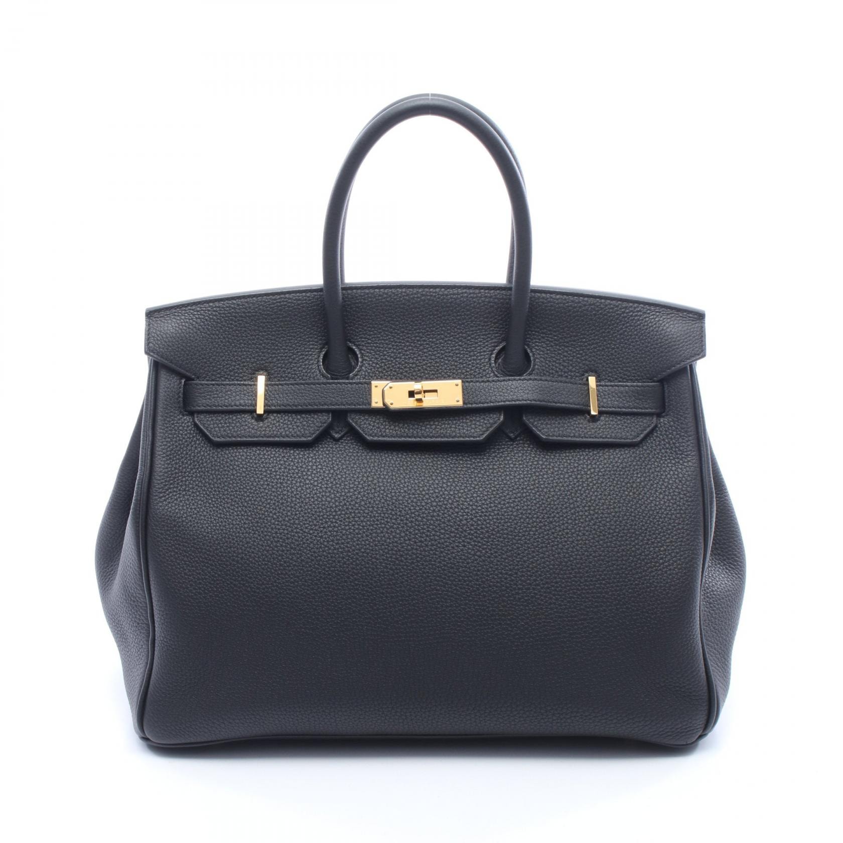 エルメス HERMES バーキン35 ハンドバッグ バッグ レザー トゴ トゴ ブラック(エルメス) C刻印(2018年製造) レディース ブラック系 【中古】