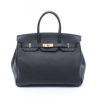 エルメス HERMES バーキン35 ハンドバッグ バッグ レザー トゴ トゴ ブラック(エルメス) C刻印(2018年製造) レディース ブラック系 【中古】