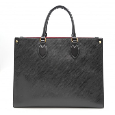 LOUIS VUITTON(ルイヴィトン)エピ オンザゴー MM トートバッグ ブラック レザー ゴールド金具 TR0220 レディース M59282【中古】