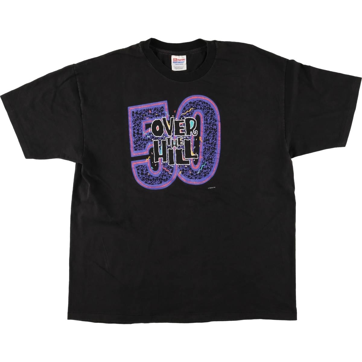 古着 90年代 ヘインズ Hanes HEAVYWEIGHT プリントTシャツ USA製 メンズXL相当 ヴィンテージ/eaa570799