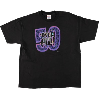 古着 90年代 ヘインズ Hanes HEAVYWEIGHT プリントTシャツ USA製 メンズXL相当 ヴィンテージ/eaa570799