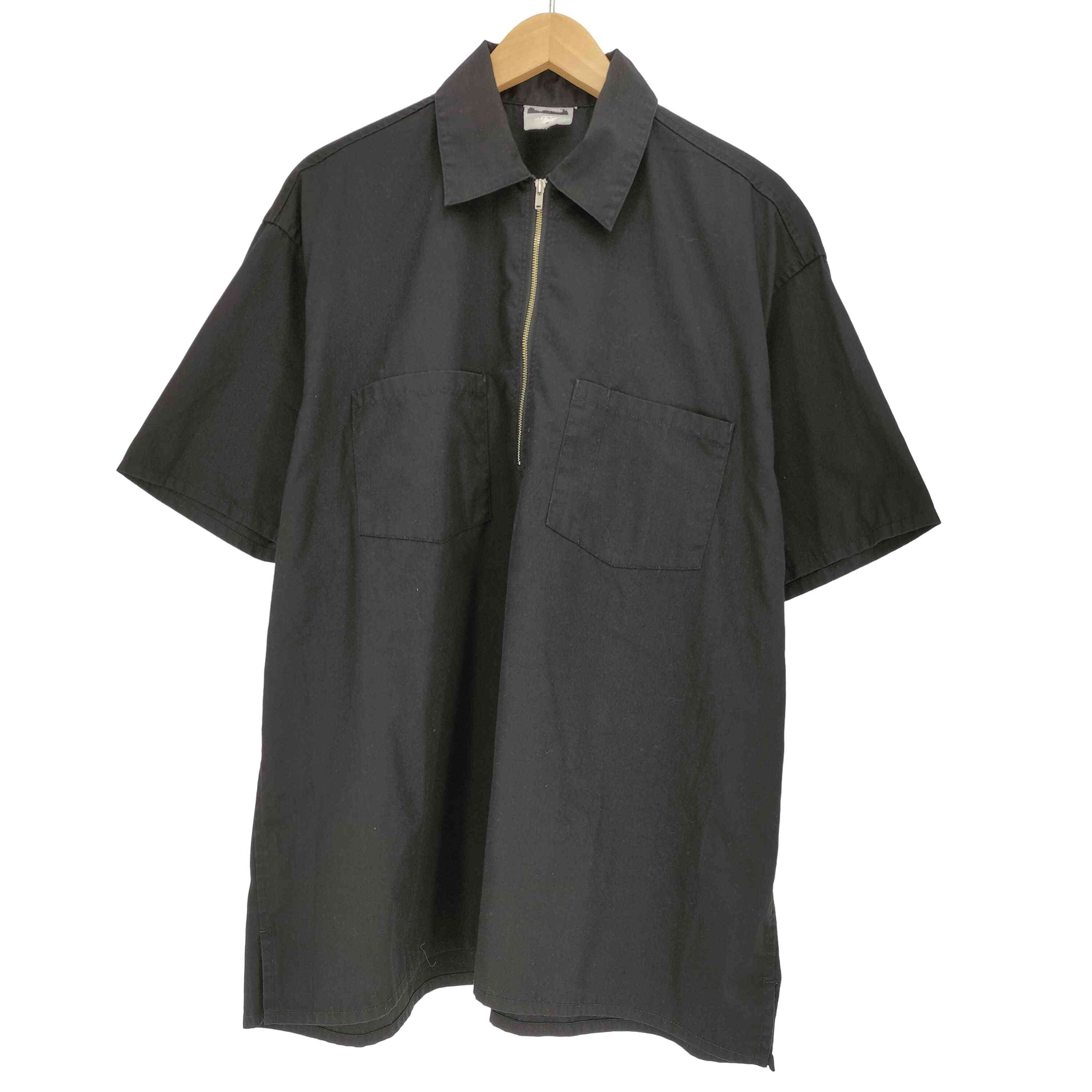 SHORT SLEEVE 1/2 ZIP【1143514984424】