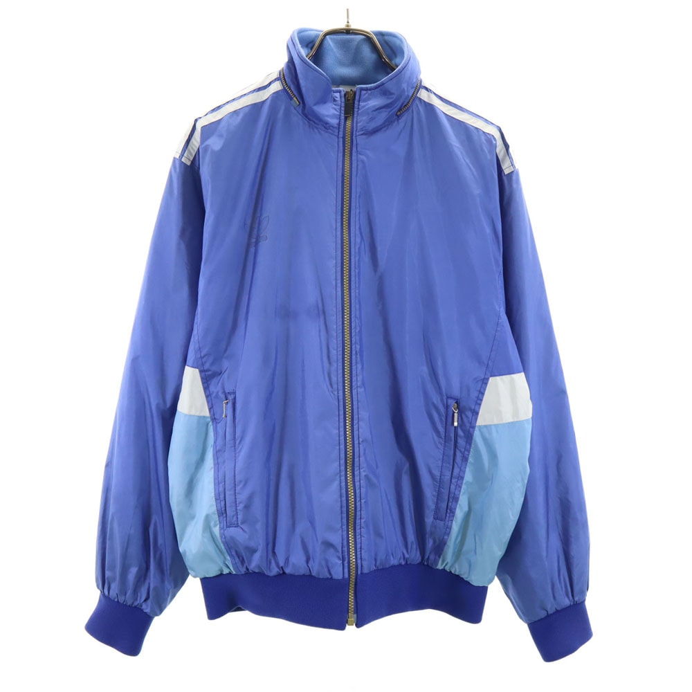 adidas アディダス 80s デサント製 ヴィンテージ 中綿ジャケット O 青紫系