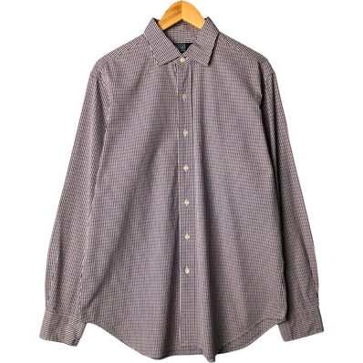古着 ラルフローレン Ralph Lauren POLO by Ralph Lauren PHILIP SPORT ワイドカラー 長袖 コットンチェックシャツ メンズL相当/eaa575412
