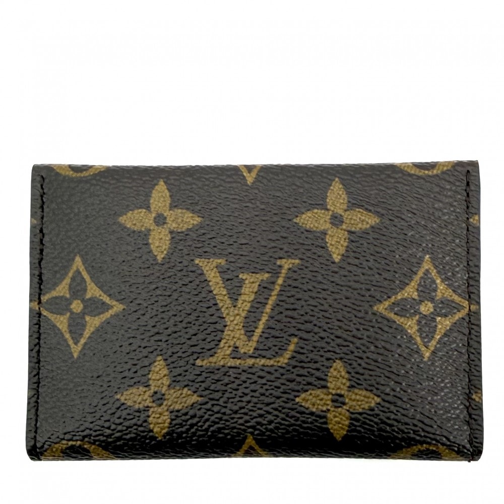 LOUIS VUITTON ルイヴィトン カードケース ポルト カルト・スリム 名刺入れ 定期入れ 小物 M26002 モノグラムキャンバス    ブラウン 茶 メンズ 美品【中古品】