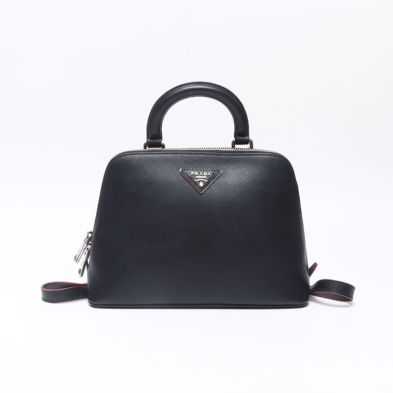 プラダ PRADA サフィアーノ レザー 2way 三角ロゴ ハンドバッグ リュック・デイパック【中古】
