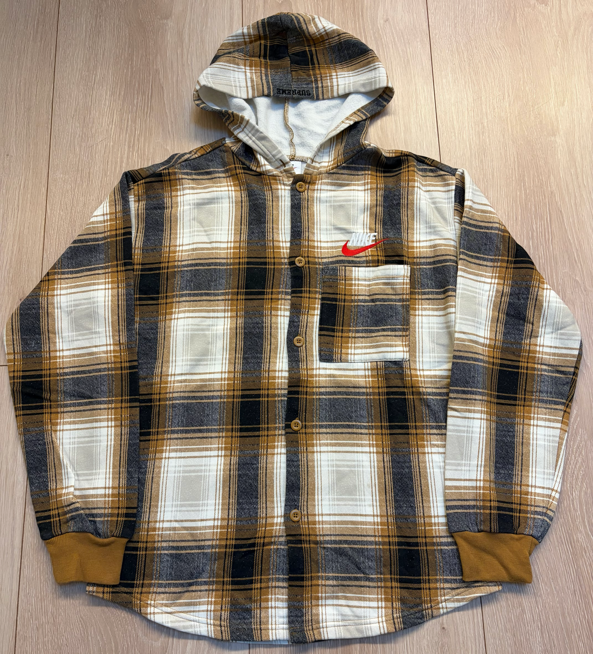 Supreme x Nike Hooded Sweatshirt "Mustard"