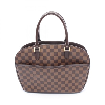 ルイ・ヴィトン LOUIS VUITTON サリア オリゾンタル ハンドバッグ バッグ PVCコーティングキャンバス レザー ダミエ エベヌ レディース ブラウン系 N51282 【中古】