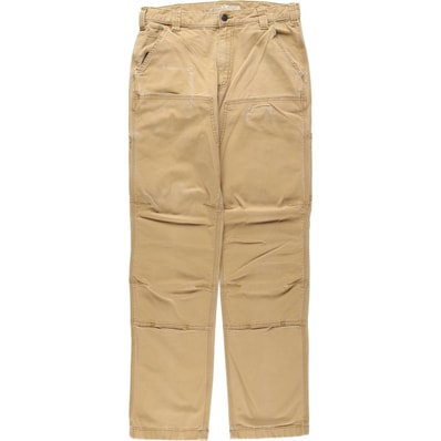 古着 カーハート Carhartt RELAXED FIT ダブルニー ダックワークパンツ メンズw32相当/rab181375